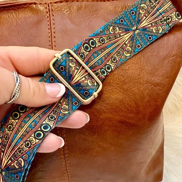 NWT Chestnut Shoulder/Crossbody Bag W/Interchangeable Strap - Picture 2 of 3